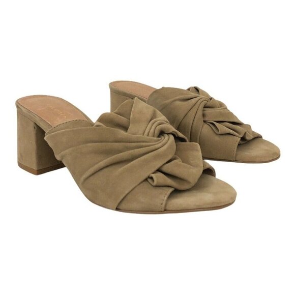 Halogen Suede Farrah Knot Top Sandals - Picture 1 of 7